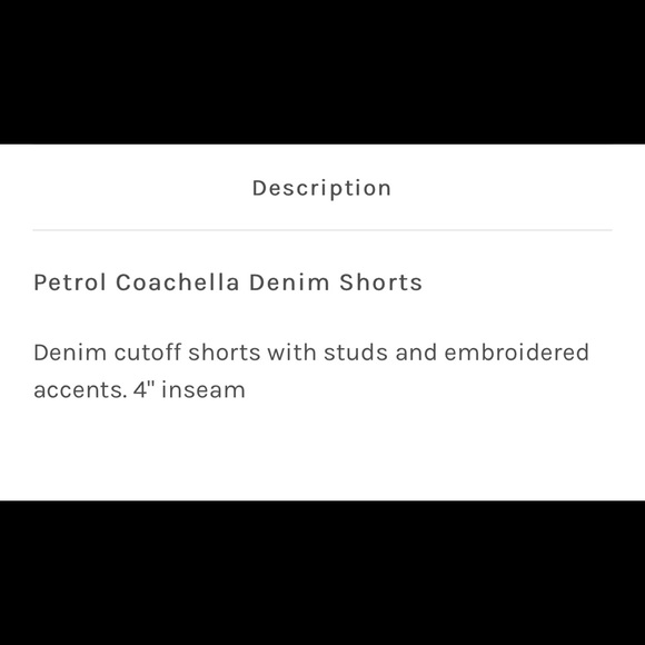 Petrol Coachella Denim shorts - Picture 6 of 6